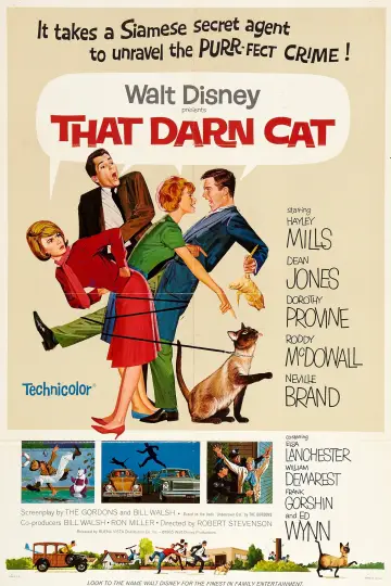 Poster to the movie "That Darn Cat!" #1039946