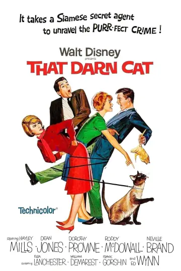 Poster to the movie "That Darn Cat!" #1039952