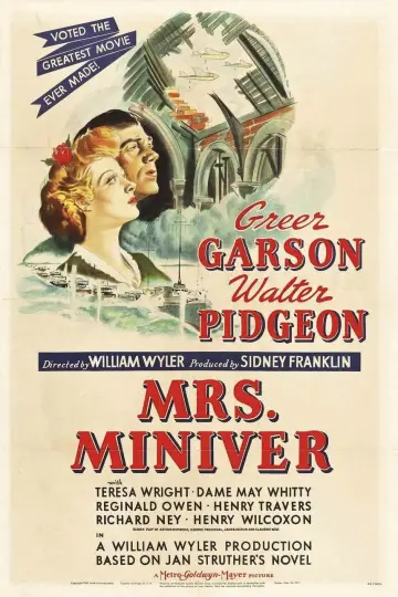 Poster to the movie "Mrs. Miniver" #1031465
