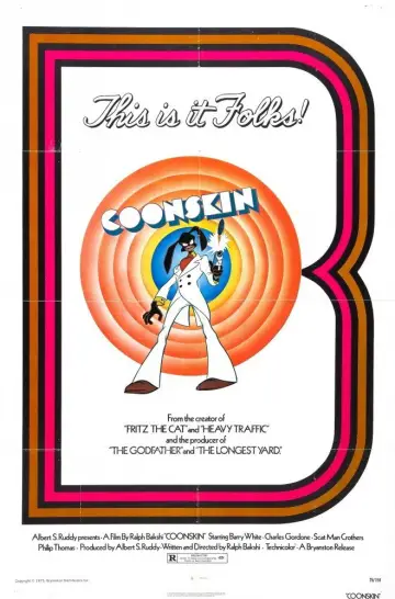 Poster to the movie "Coonskin" #1590637