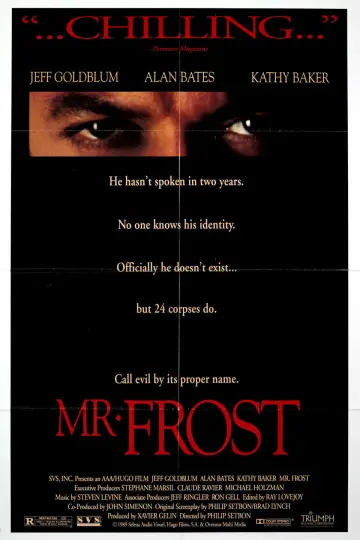 Poster to the movie "Mr. Frost" #1195253