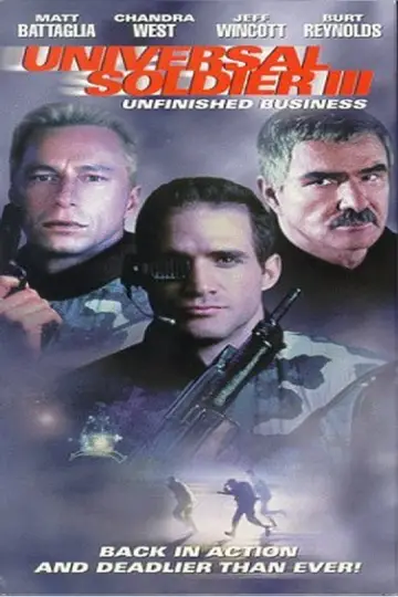Poster to the movie "Universal Soldier III: Unfinished Business" #1036768