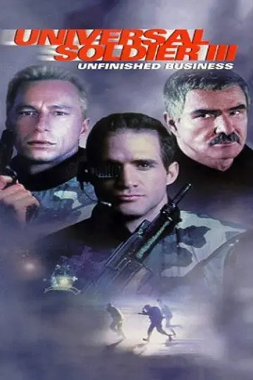Poster to the movie "Universal Soldier III: Unfinished Business" #1036769