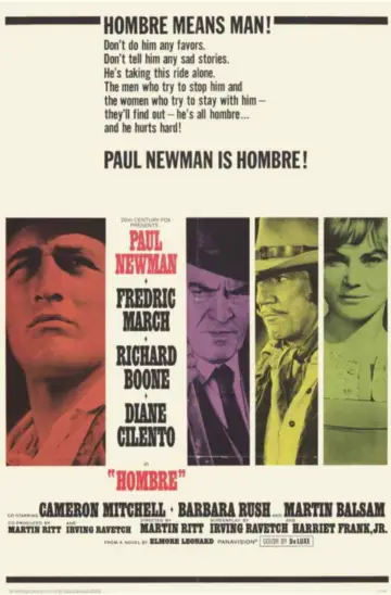 Poster to the movie "Hombre" #725309