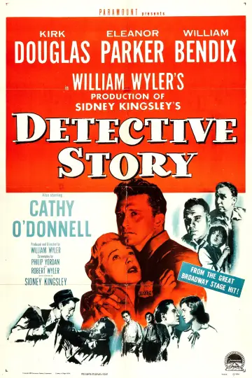 Poster to the movie "Detective Story" #1111434