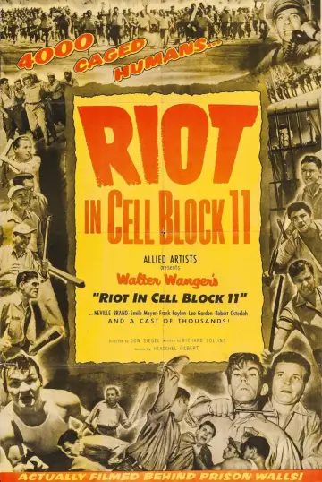 Poster to the movie "Riot in Cell Block 11" #1068748