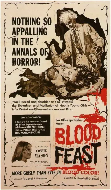 Poster to the movie "Blood Feast" #1126034