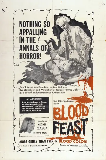 Poster to the movie "Blood Feast" #1126041