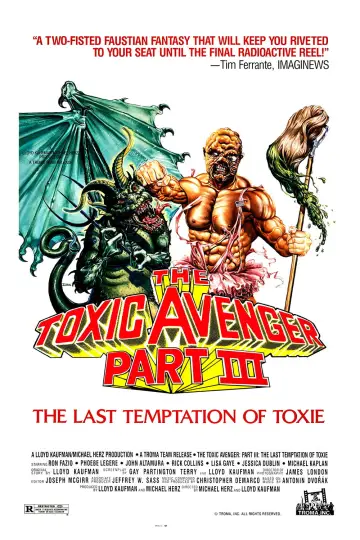 Poster to the movie "The Toxic Avenger Part III: The Last Temptation of Toxie" #1168555