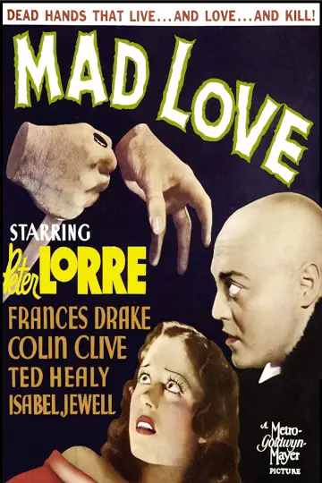 Poster to the movie "Mad Love" #657734