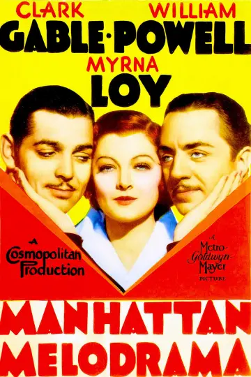 Poster to the movie "Manhattan Melodrama" #1128491
