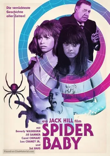 Poster to the movie "Spider Baby" #1772055