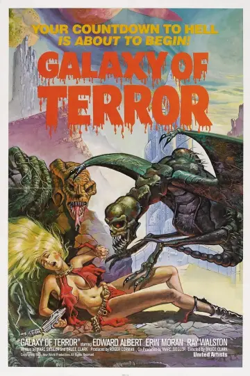 Poster to the movie "Galaxy of Terror" #983382