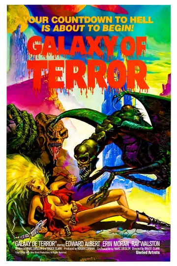 Poster to the movie "Galaxy of Terror" #983387