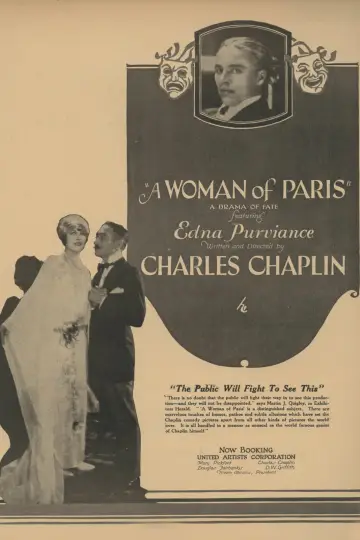 Poster to the movie "A Woman of Paris: A Drama of Fate" #1096012