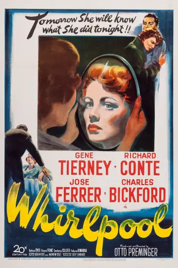 Poster to the movie "Whirlpool" #1873630