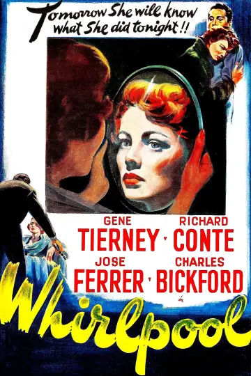 Poster to the movie "Whirlpool" #1873634