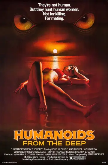 Poster to the movie "Humanoids from the Deep" #1021763
