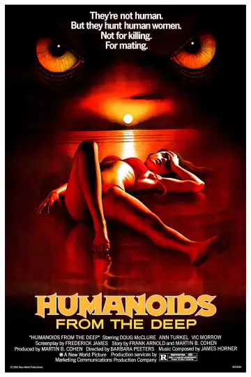 Poster to the movie "Humanoids from the Deep" #1021775
