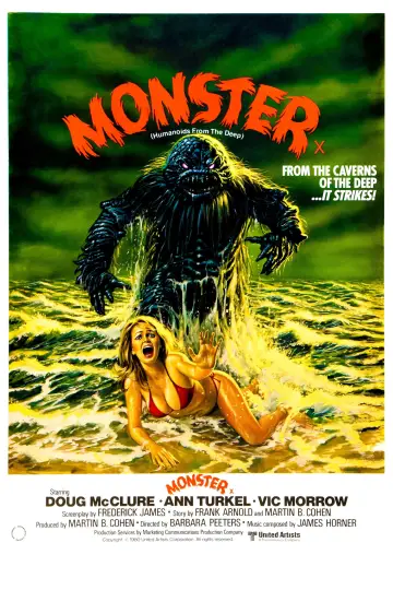 Poster to the movie "Humanoids from the Deep" #1021776