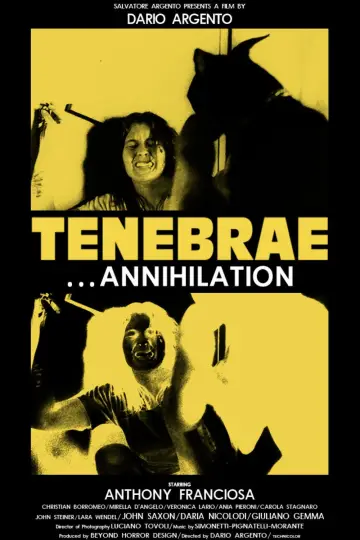 Poster to the movie "Tenebre" #936731
