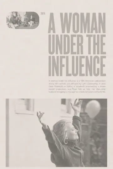 Poster to the movie "A Woman Under the Influence" #1536559