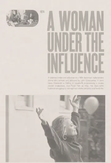 Poster to the movie "A Woman Under the Influence" #1583609