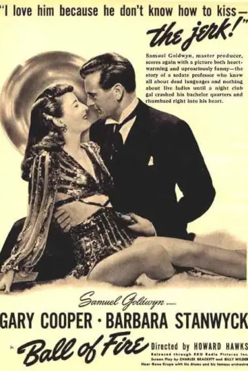 Poster to the movie "Ball of Fire" #1043845