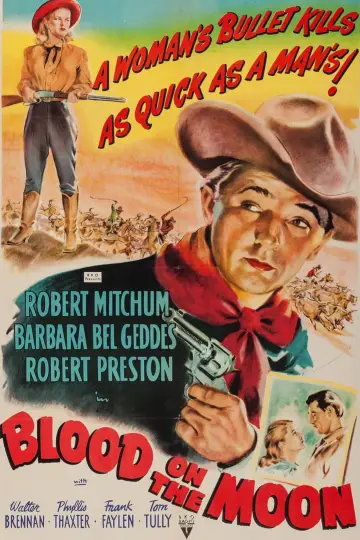Poster to the movie "Blood on the Moon" #1858033