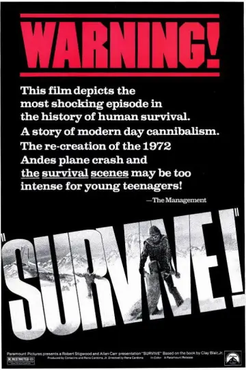 Poster to the movie "Survive!" #1094029
