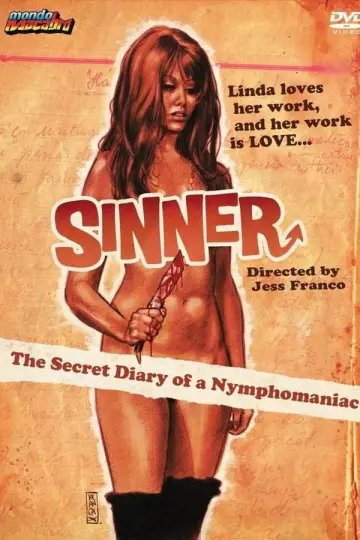 Poster to the movie "Sinner: The Secret Diary of a Nymphomaniac" #1047971