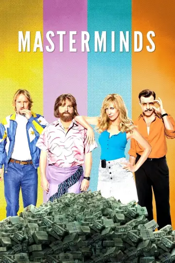 Poster to the movie "Masterminds" #1017327