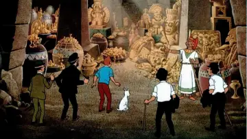Backdrop to the movie "Tintin and the Temple of the Sun" #1859867