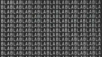 BLABLABLÁ Poster