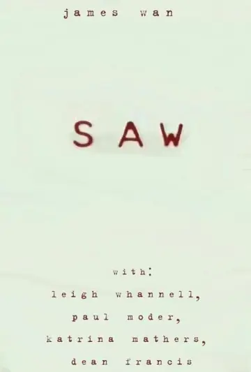 Poster to the movie "Saw" #59521