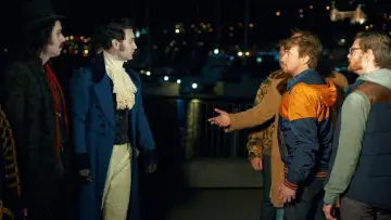 Backdrop to the movie "What We Do in the Shadows" #808335