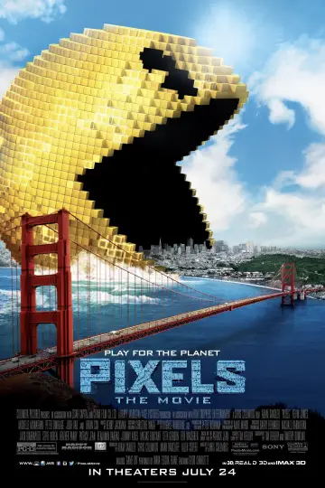 Poster to the movie "Pixels" #565874