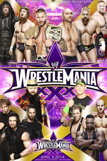 Poster to the movie "WWE WrestleMania XXX" #1093732
