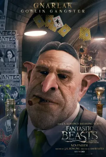 Poster to the movie "Fantastic Beasts and Where to Find Them" #590628