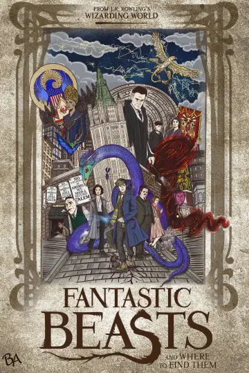 Poster to the movie "Fantastic Beasts and Where to Find Them" #771110