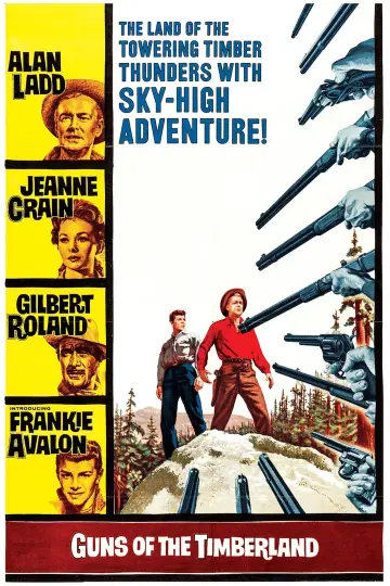 Poster to the movie "Guns of the Timberland" #1872741