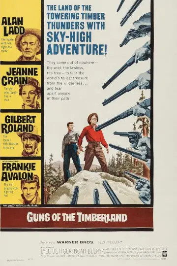 Poster to the movie "Guns of the Timberland" #1872743