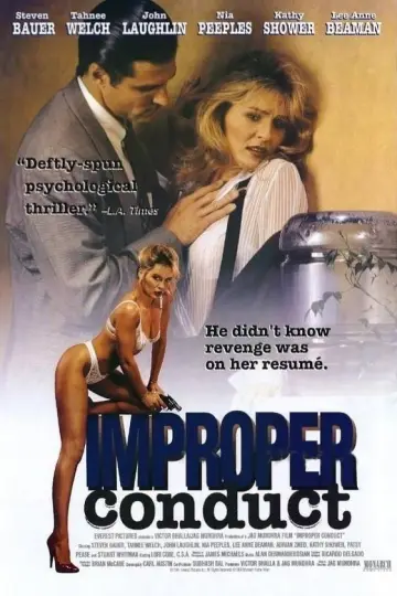 Poster to the movie "Improper Conduct" #946383