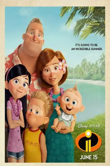 Poster to the movie "Incredibles 2" #624716