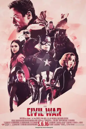 Poster to the movie "Captain America: Civil War" #1215039