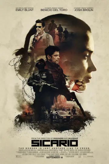Poster to the movie "Sicario" #589313