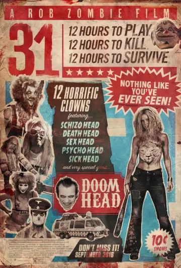 Poster to the movie "31" #1033104