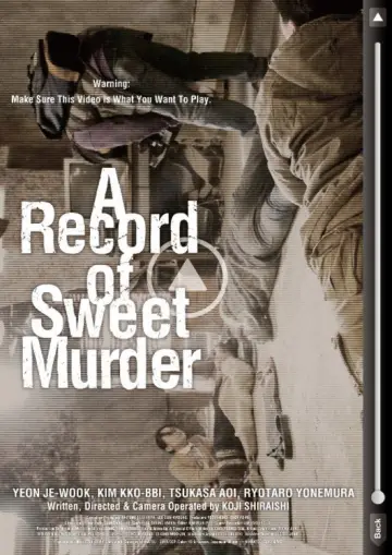 Poster to the movie "A Record of Sweet Murder" #945965