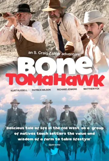 Poster to the movie "Bone Tomahawk" #691659