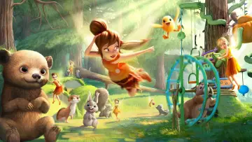 Backdrop to the movie "Tinker Bell and the Legend of the NeverBeast" #228017